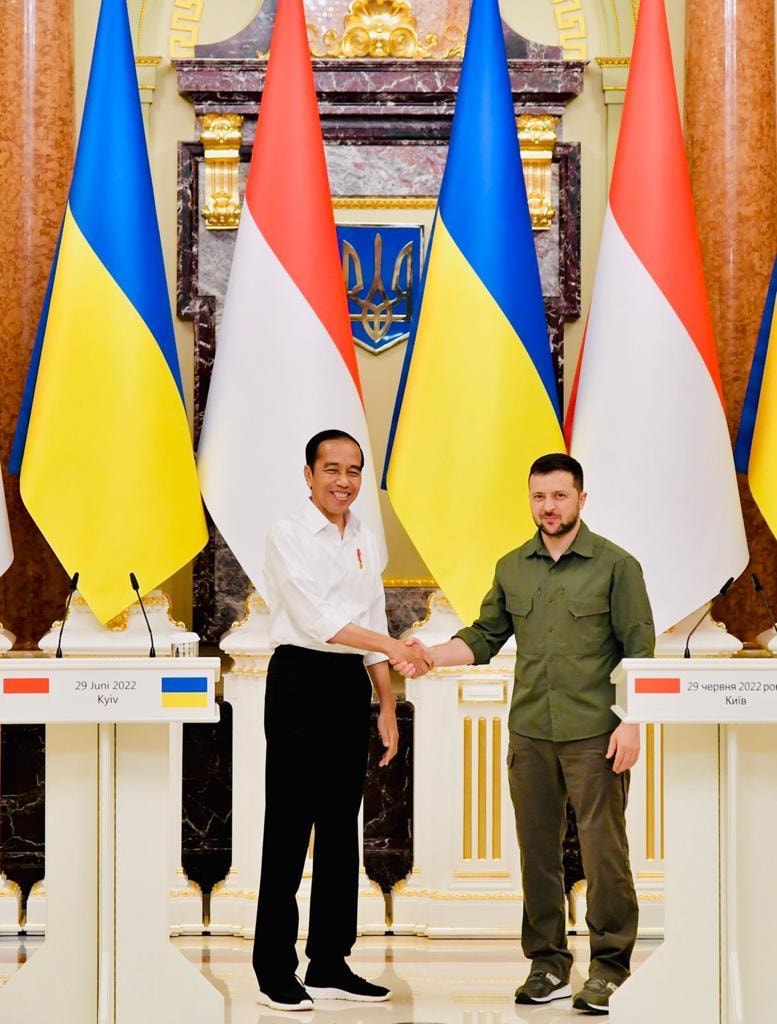 Presiden Jokowi Sebut Kunjungan ke Ukraina Wujud Kepedulian Indonesia untuk Ukraina