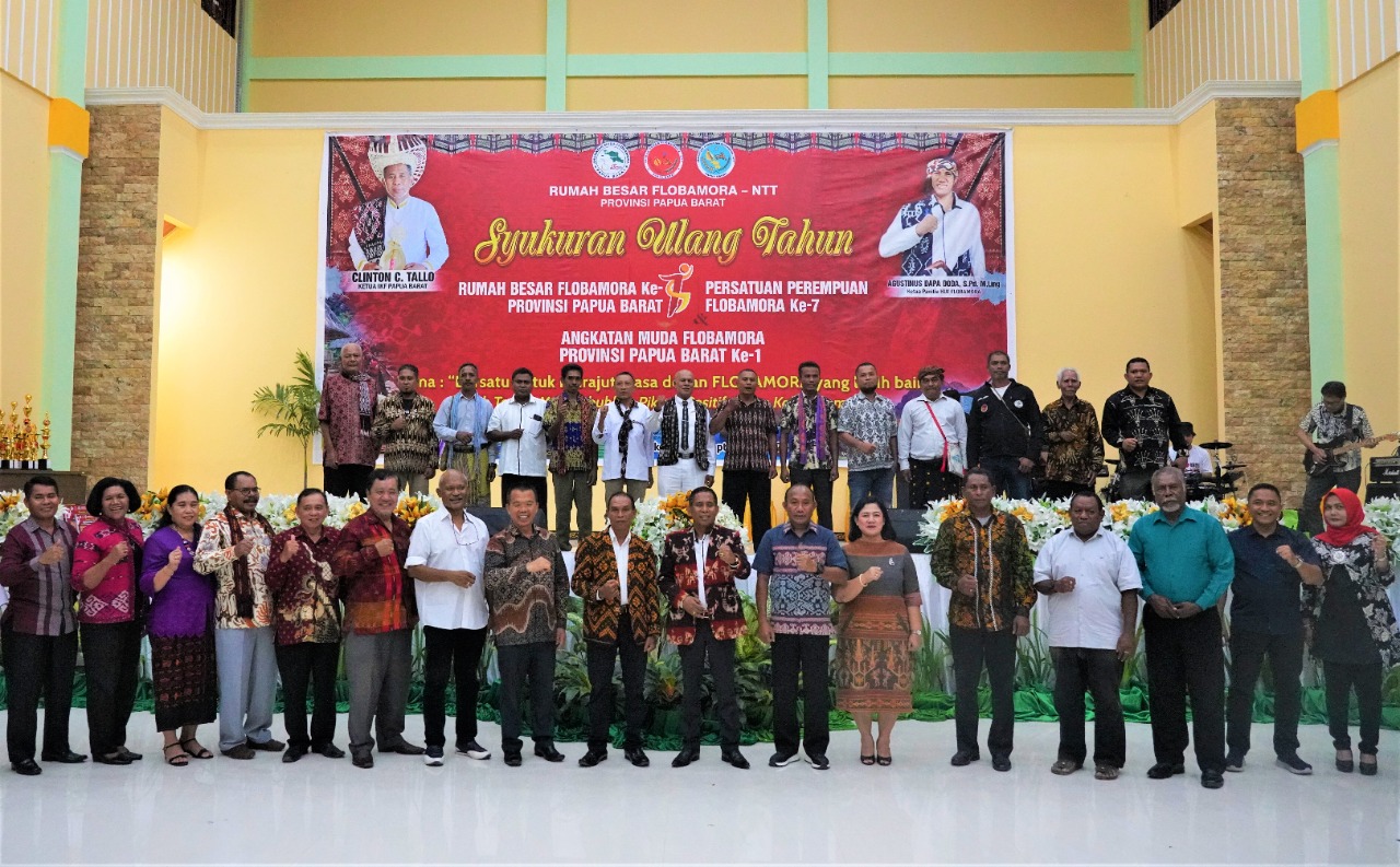 Pangdam Kasuari Hadiri Syukuran HUT Ke-7 Rumah Besar Flobamora.