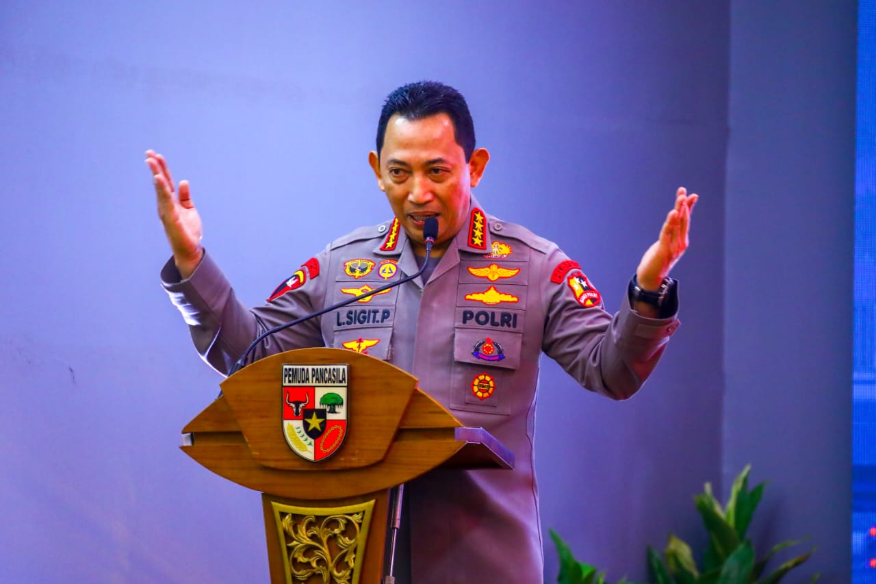 Dihadapan Kader Pemuda Pancasila, Kapolri Serukan Pentingnya Persatuan-Kesatuan.