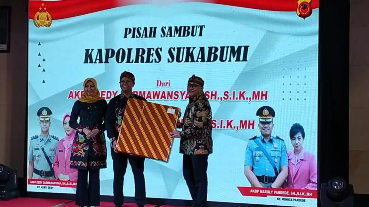 Ketua DPRD Kabupaten Sukabumi Hadiri Pisah Sambut Kapolres Sukabumi