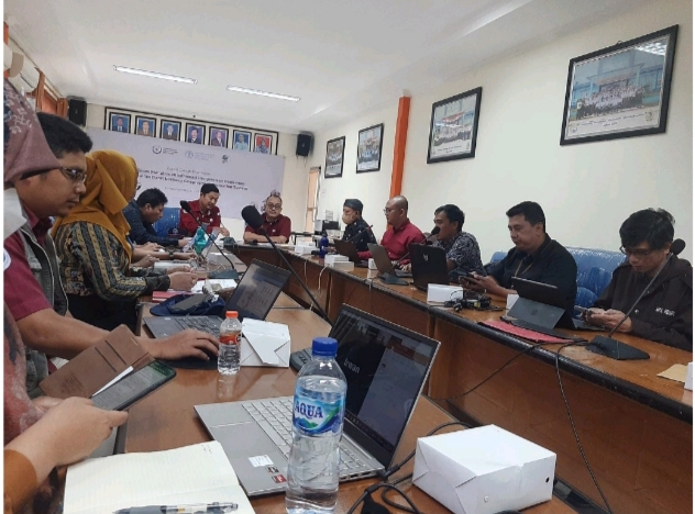 Kepala Dinas Perikanan Kabupaten Sukabumi Menghadiri FGD GIS