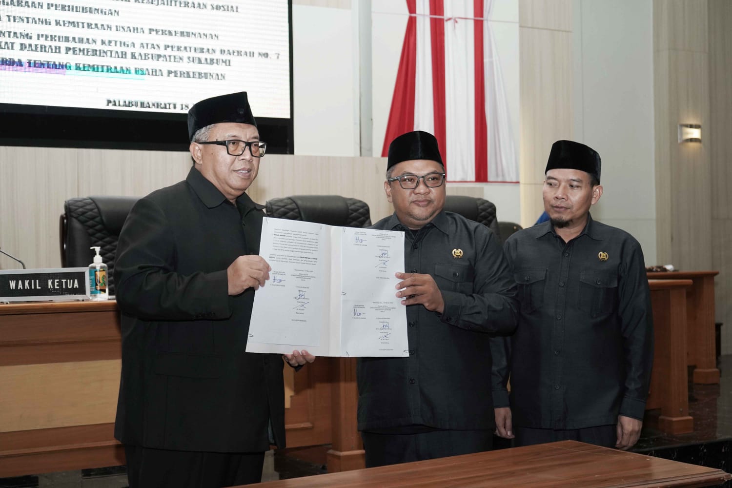 DPRD Kabupaten Sukabumi Gelar Rapat Paripurna Ke-1 Tahun Sidang 2024