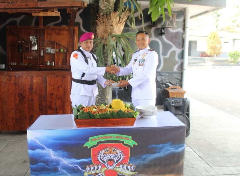 Peringati HUT Ke-79 TNI AL, Puslatpurmar 6 Antralina Adakan Syukuran Dan Jam Komandan