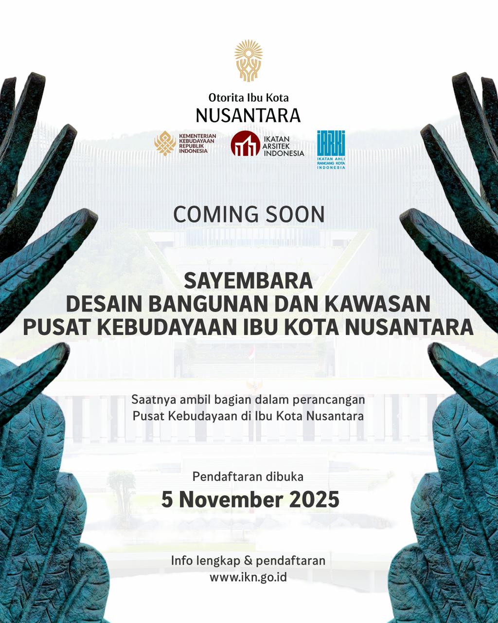 Otorita Ibu Kota Nusantara Gelar Sayembara Desain Bangunan dan Kawasan Pusat Kebudayaan Ibu Kota Nusantara
