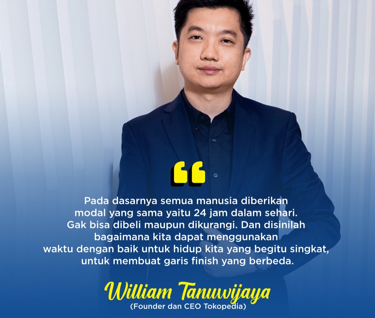  Bos Tokopedia, William Tanuwijaya, Mimpi Dengan Mata Terbuka