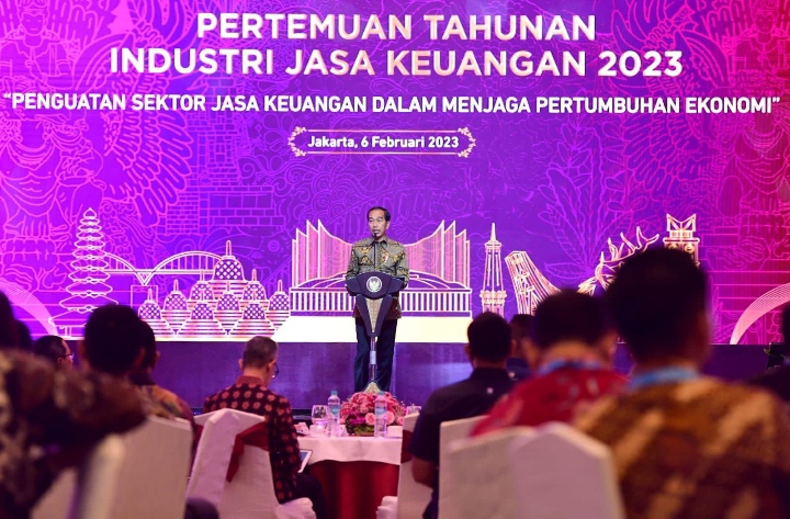 Hadiri PTIJK 2023, Presiden Dorong Peningkatan Pengawasan Produk Keuangan
