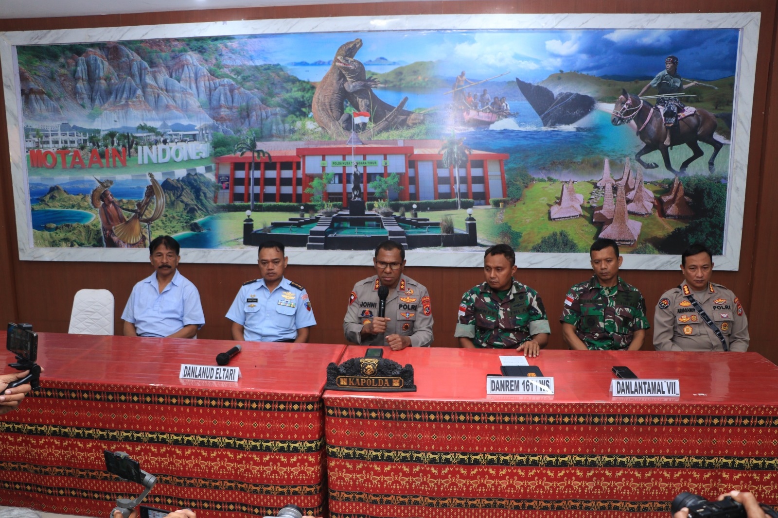 Kapolda NTT Bersama Pimpinan TNI Gelar Rakor, Terkait Bentrokan Anggota Polri dan TNI