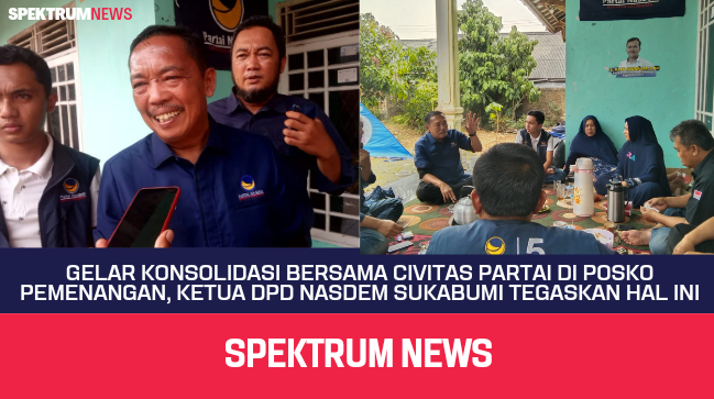 Gelar Konsolidasi Di Posko Pemenangan, Ketua DPD Nasdem Sukabumi Tegaskan Hal Ini