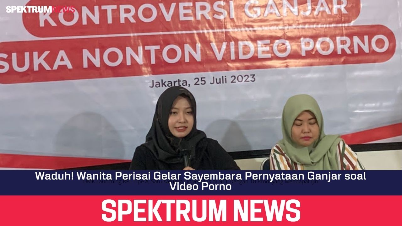 Waduh! Wanita Perisai Gelar Sayembara Pernyataan Ganjar soal Video Porno