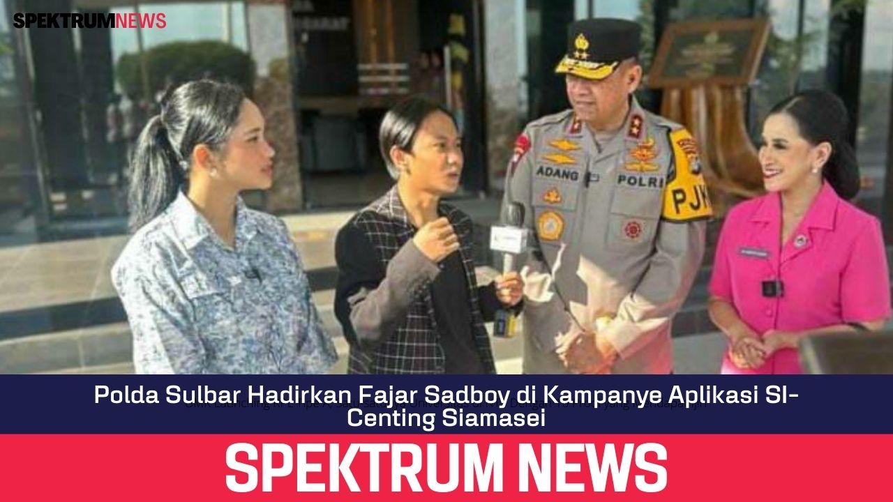 Polda Sulbar Hadirkan Fajar Sadboy di Kampanye Aplikasi SI-Centing Siamasei