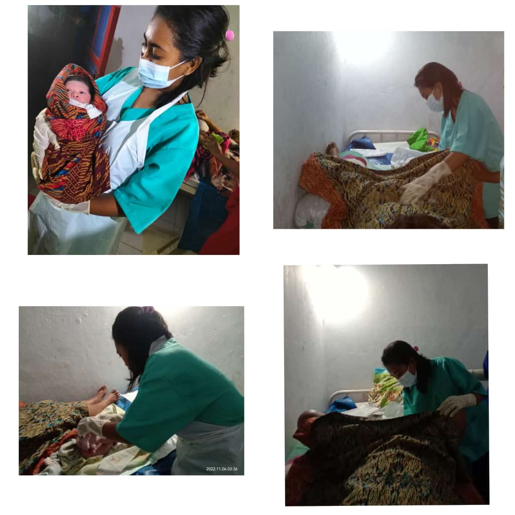 Miris…Di Arnau MBD, Pasien Dimuat di Atas Gerobak, Bersalin Di Bawah Senter. Begini Ceritanya