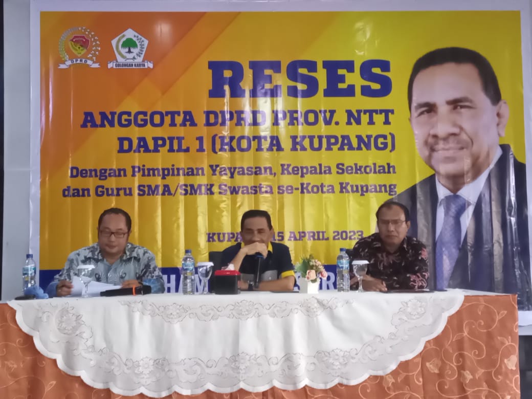 Diskusi Masalah Pendidikan, BMPS  Hadirkan Pimpinan Komisi V DPRD NTT Ir. H. Mohamad Ansor 